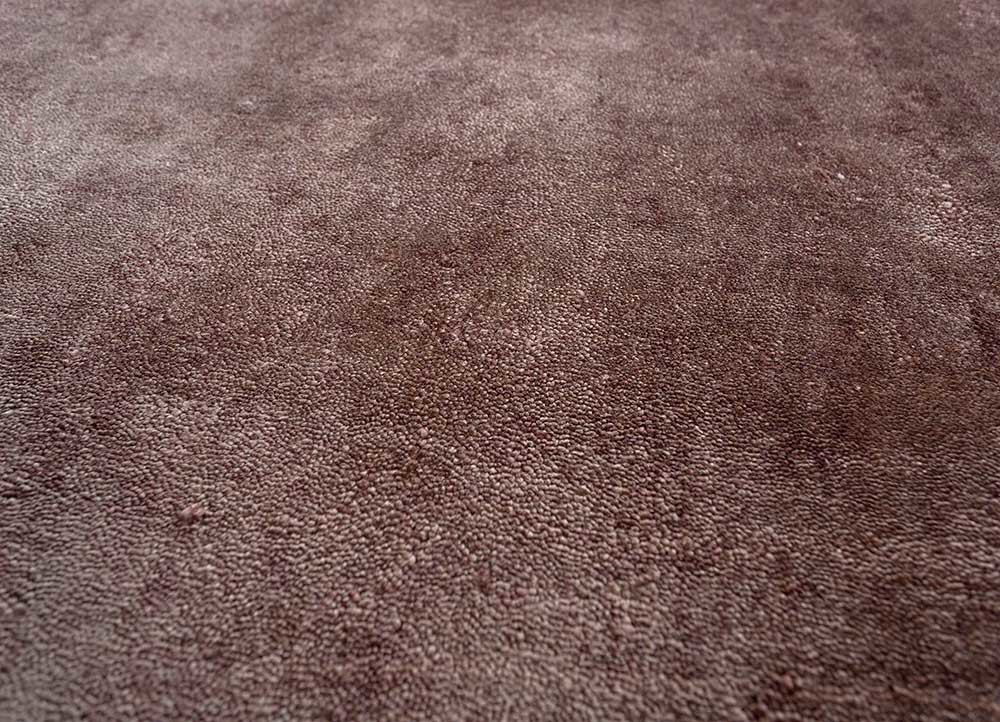 konstrukt beige and brown jasmine hand loom Rug - CloseUp