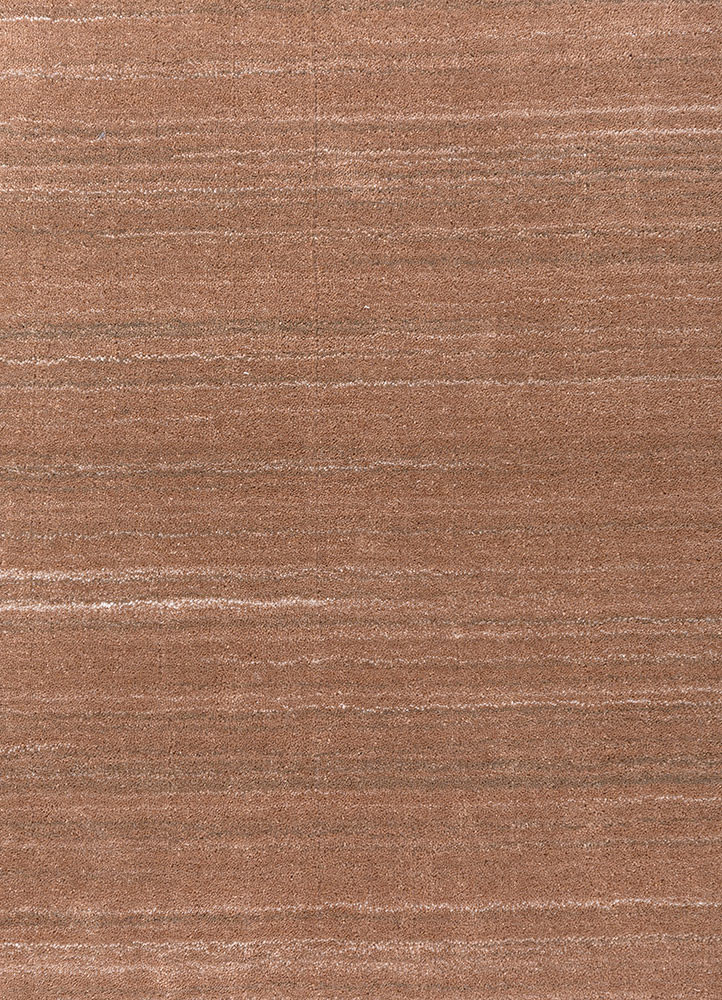 basis red and orange polyester hand loom Rug - CloseUp