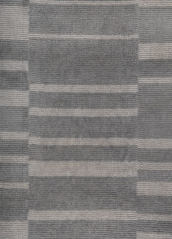 aprezo blue polyester hand loom Rug - CloseUp aprezo blue polyester hand loom Rug - CloseUp