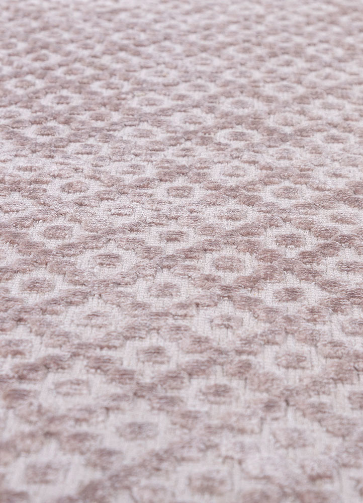 basis pink and purple viscose hand loom Rug - CloseUp basis pink and purple viscose hand loom Rug - CloseUp