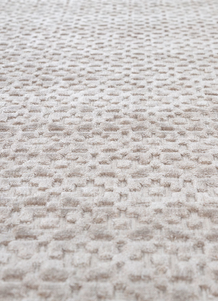Basis Grey & Black Hand Loom Viscose Rugs-Hpv-13031-Jaipur Rugs EU
