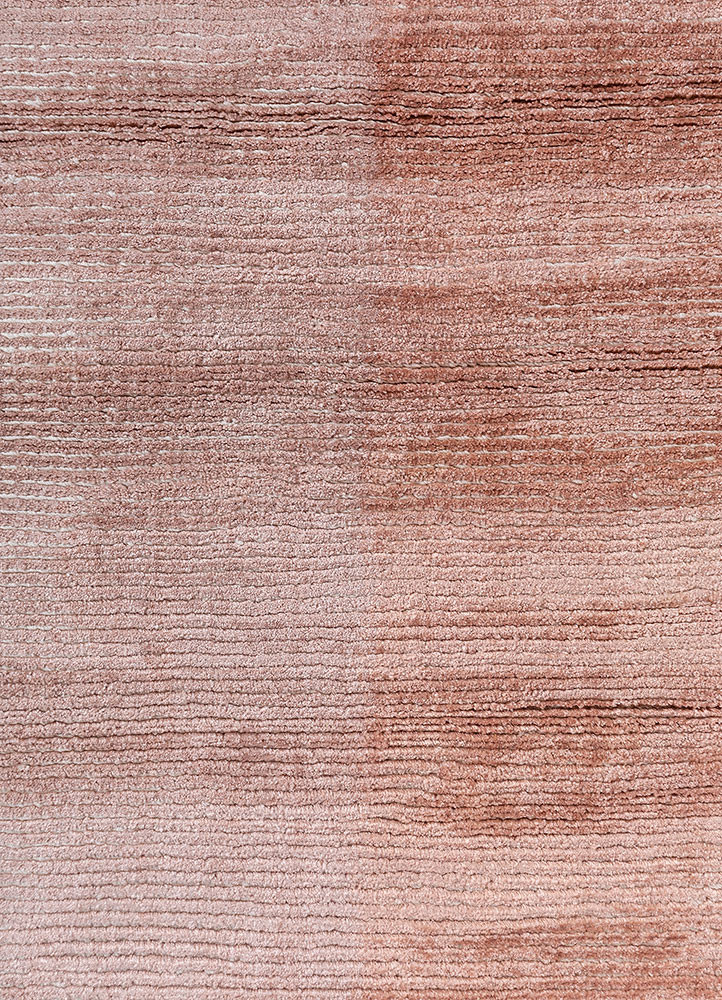 aprezo pink and purple viscose hand loom Rug - CloseUp aprezo pink and purple viscose hand loom Rug - CloseUp