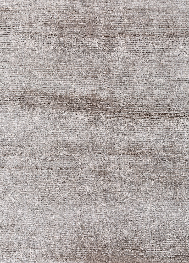 aprezo grey and black viscose hand loom Rug - CloseUp aprezo grey and black viscose hand loom Rug - CloseUp