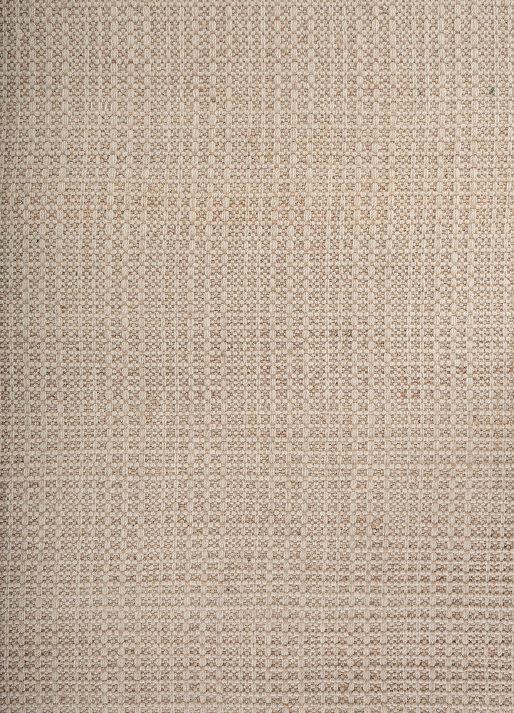 saga ivory wool hand loom Rug - CloseUp saga ivory wool hand loom Rug - CloseUp