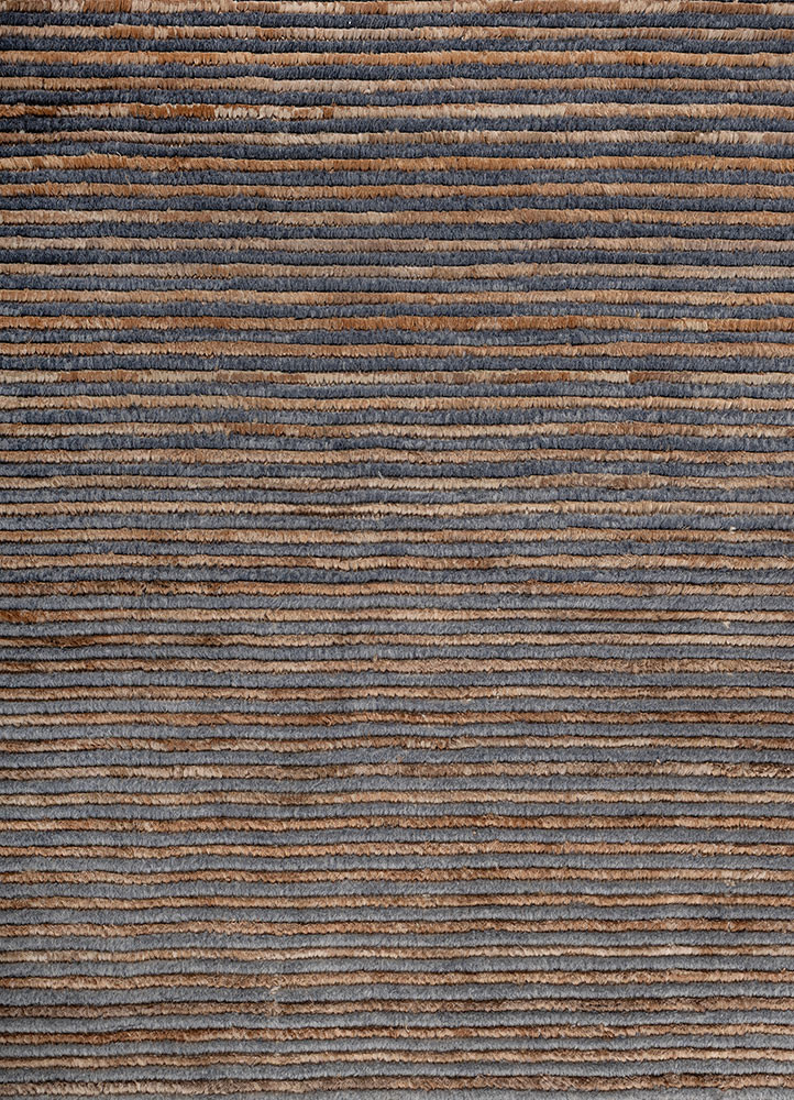 jean beige and brown jute and hemp hand loom Rug - CloseUp jean beige and brown jute and hemp hand loom Rug - CloseUp