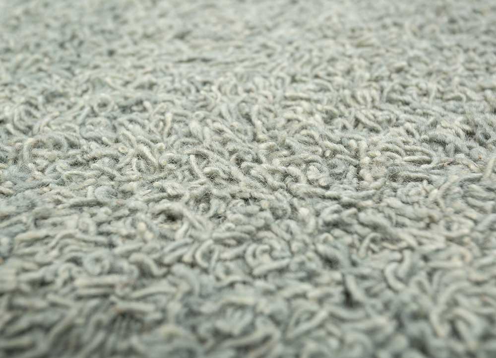 saga blue wool hand loom Rug - CloseUp saga blue wool hand loom Rug - CloseUp