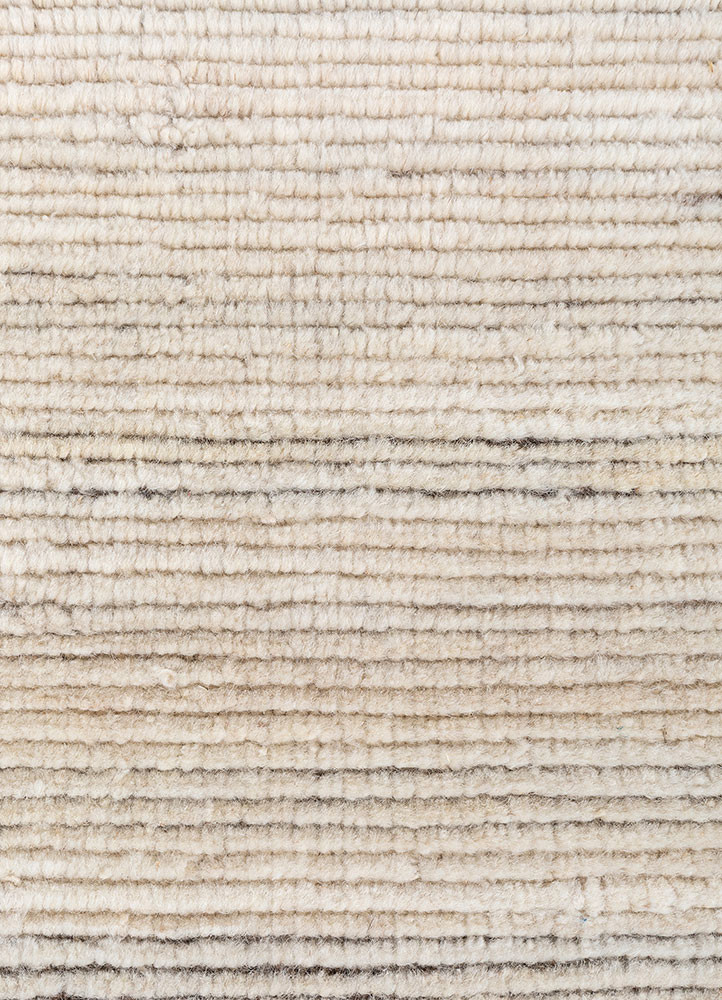 tesoro ivory wool hand loom Rug - CloseUp tesoro ivory wool hand loom Rug - CloseUp