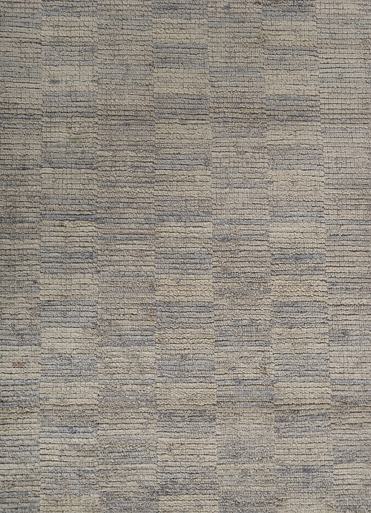 saga ivory wool hand loom Rug - CloseUp saga ivory wool hand loom Rug - CloseUp