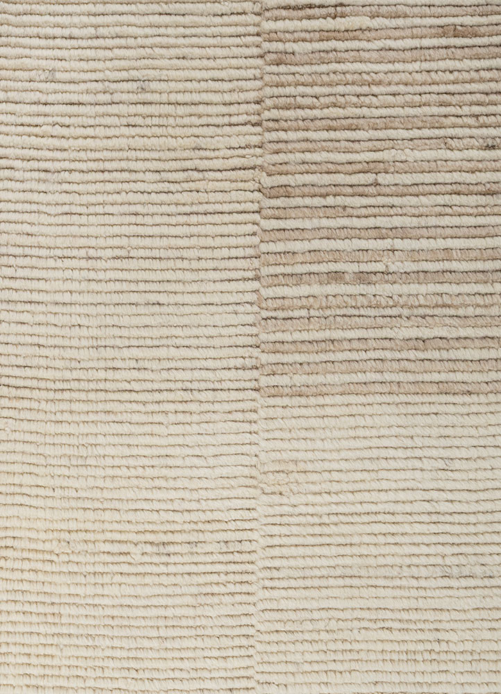 tesoro ivory wool hand loom Rug - CloseUp tesoro ivory wool hand loom Rug - CloseUp