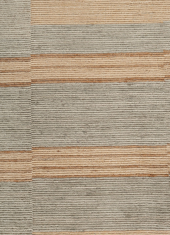 tesoro gold wool hand loom Rug - CloseUp tesoro gold wool hand loom Rug - CloseUp