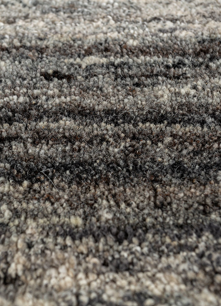 saga green wool and viscose hand loom Rug - CloseUp saga green wool and viscose hand loom Rug - CloseUp