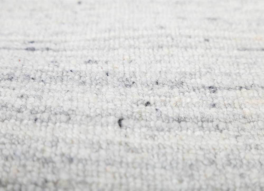 saga blue wool and viscose hand loom Rug - CloseUp saga blue wool and viscose hand loom Rug - CloseUp