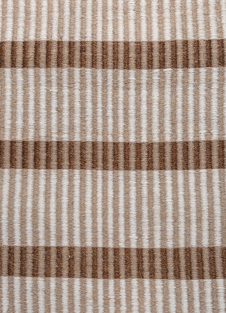 nomadic threads beige and brown jute and hemp flat weaves Rug - CloseUp