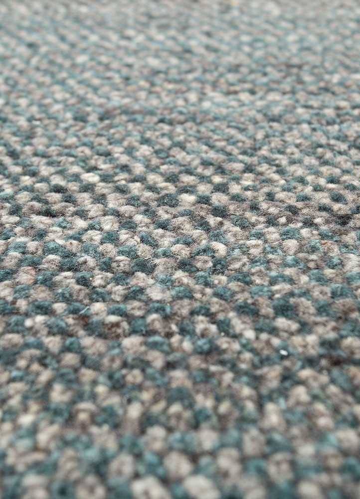 manifest blue afghan wool hand knotted Rug - CloseUp manifest blue afghan wool hand knotted Rug - CloseUp