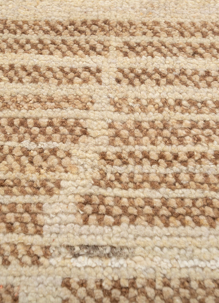 manifest ivory afghan wool hand knotted Rug - CloseUp