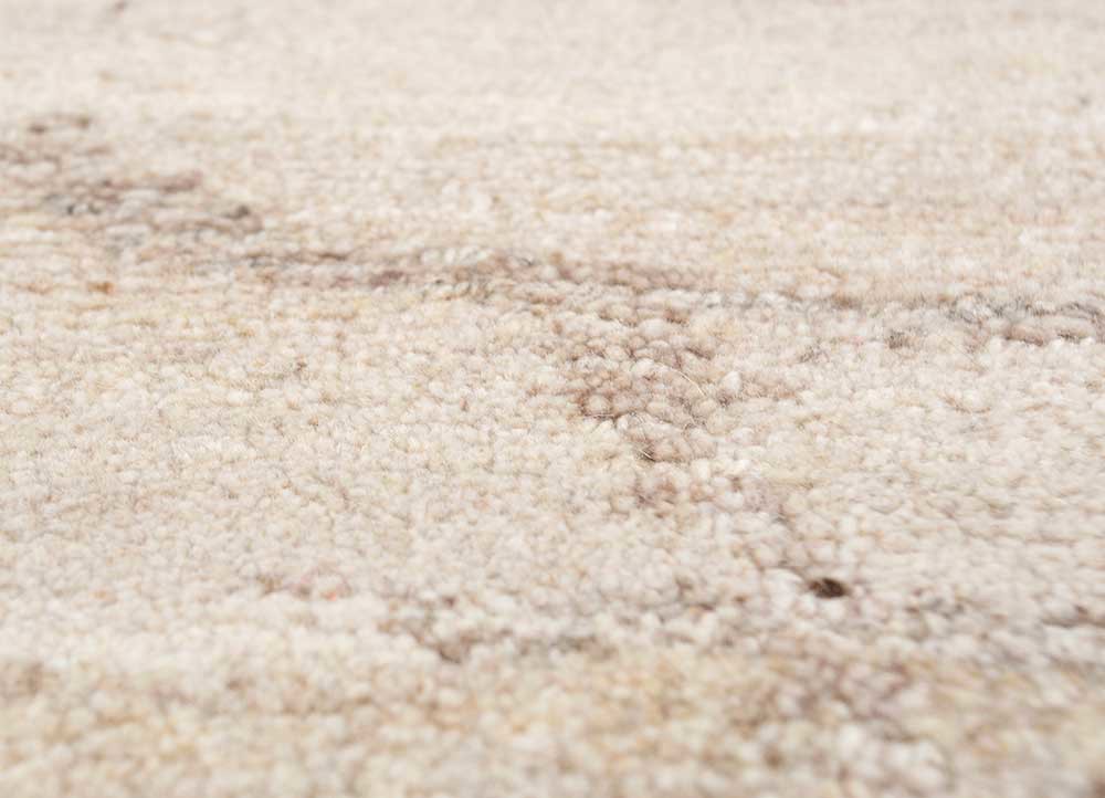 manifest ivory afghan wool hand knotted Rug - CloseUp