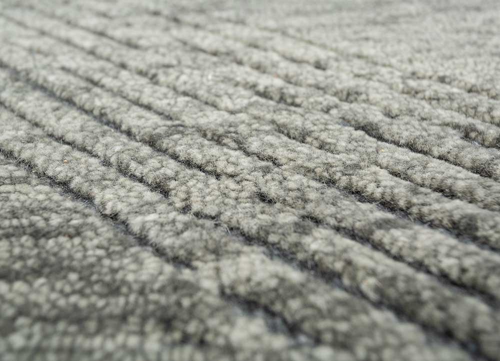 kairos blue wool hand knotted Rug - CloseUp kairos blue wool hand knotted Rug - CloseUp