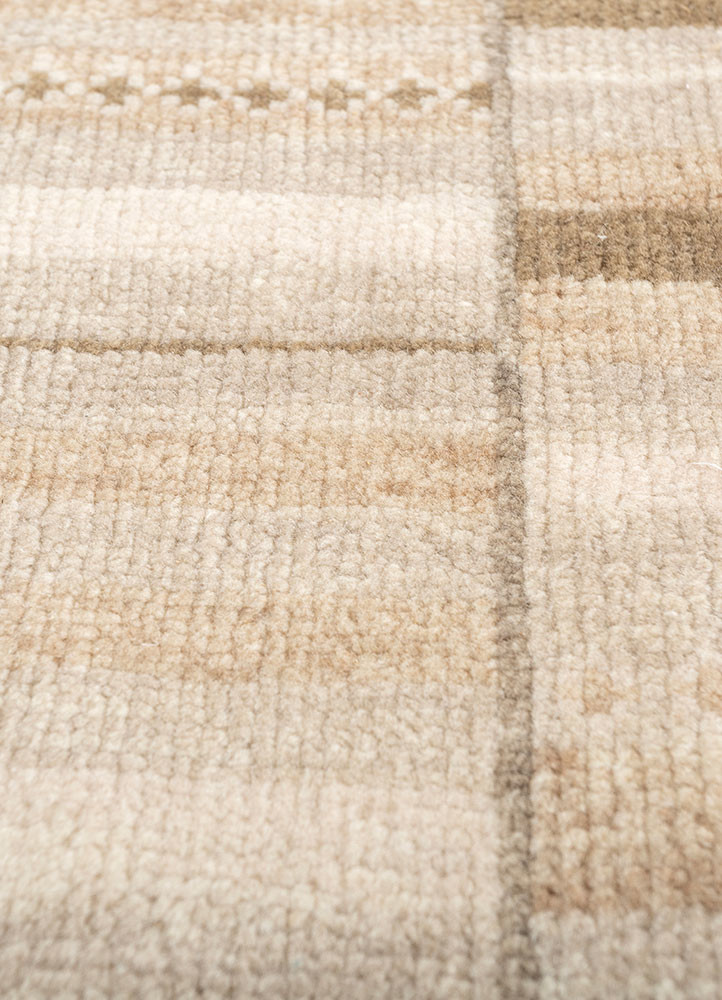 savana ivory wool hand knotted Rug - CloseUp savana ivory wool hand knotted Rug - CloseUp