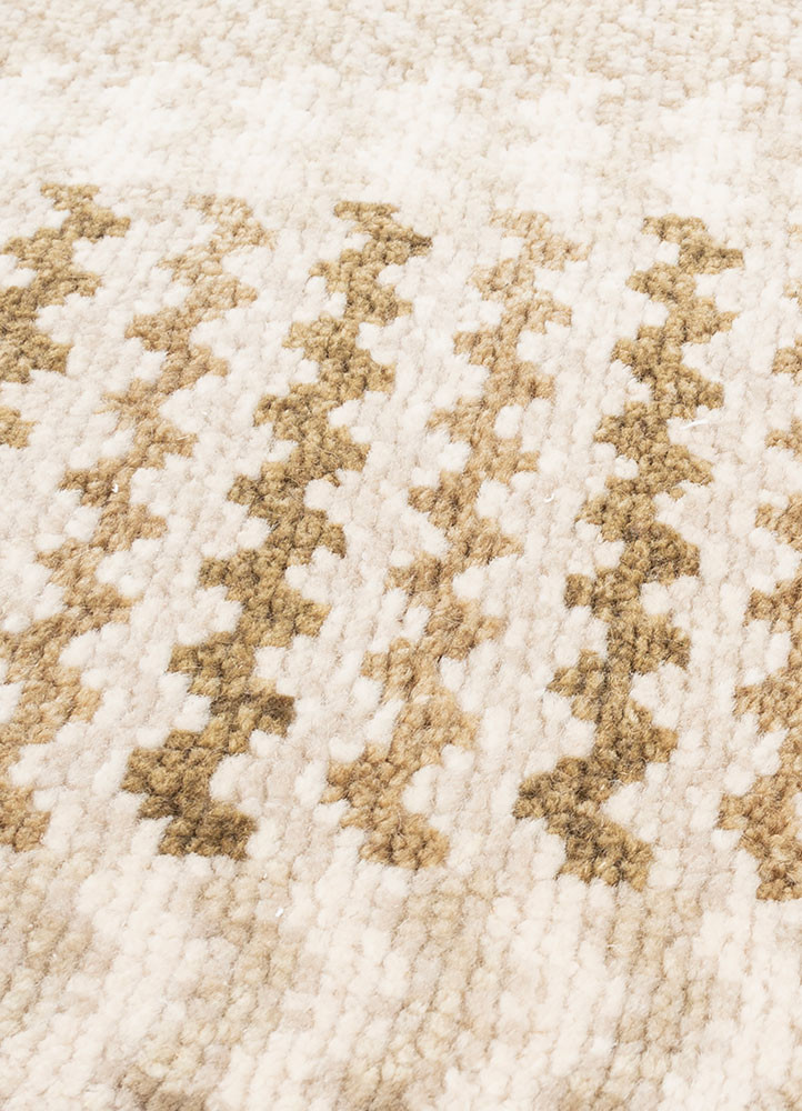savana ivory wool hand knotted Rug - CloseUp savana ivory wool hand knotted Rug - CloseUp