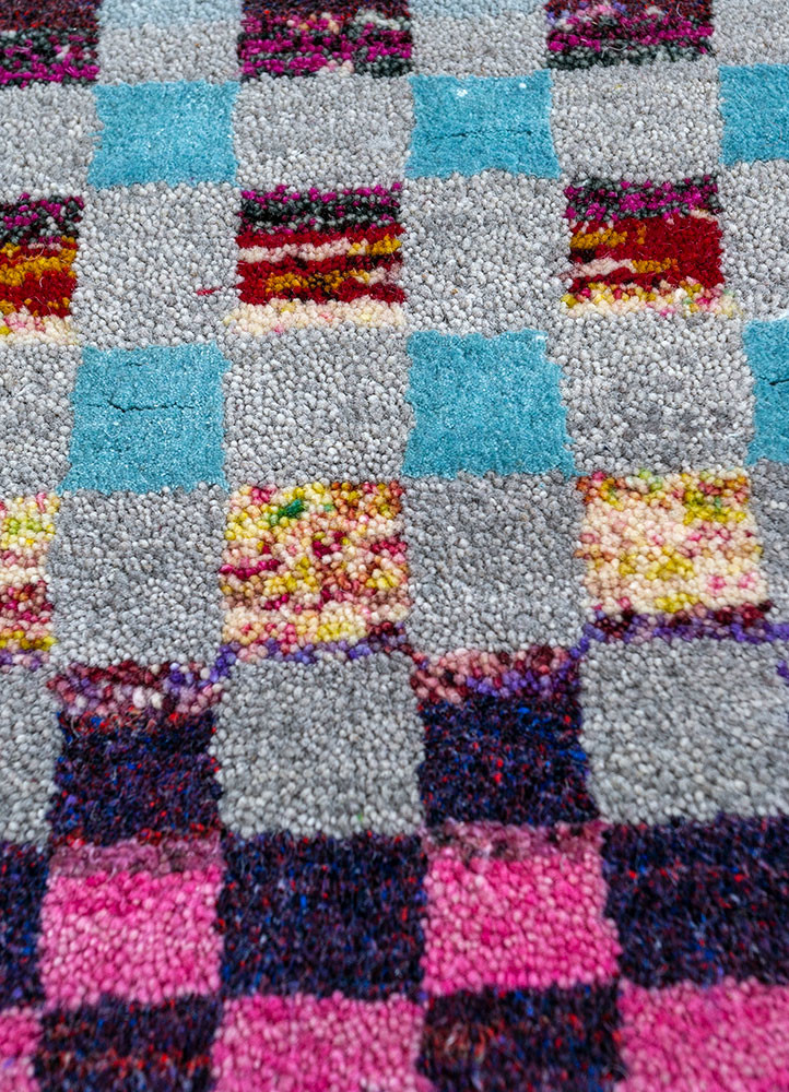 manchaha multi wool and bamboo silk hand knotted Rug - CloseUp manchaha multi wool and bamboo silk hand knotted Rug - CloseUp