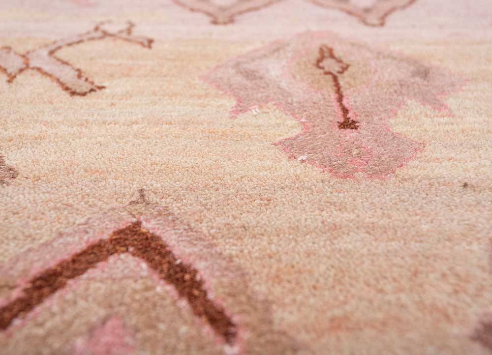 manchaha pink and purple wool and bamboo silk hand knotted Rug - CloseUp manchaha pink and purple wool and bamboo silk hand knotted Rug - CloseUp