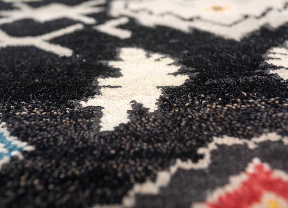 manchaha ivory wool and bamboo silk hand knotted Rug - CloseUp manchaha ivory wool and bamboo silk hand knotted Rug - CloseUp