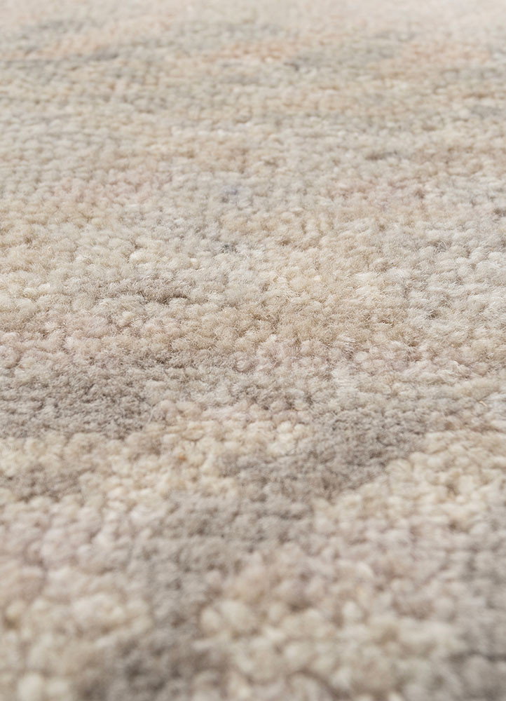 manchaha ivory wool hand knotted Rug - CloseUp manchaha ivory wool hand knotted Rug - CloseUp