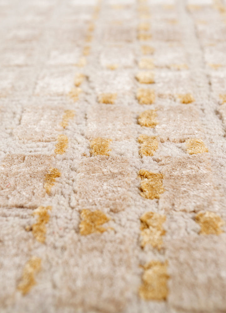 blythe ivory wool and bamboo silk hand knotted Rug - CloseUp blythe ivory wool and bamboo silk hand knotted Rug - CloseUp