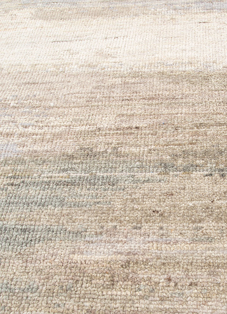 entropy grey and black wool hand knotted Rug - CloseUp entropy grey and black wool hand knotted Rug - CloseUp