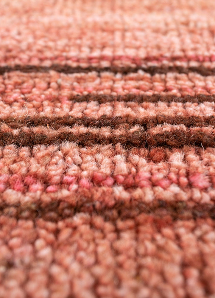 blythe red and orange afghan wool hand knotted Rug - CloseUp blythe red and orange afghan wool hand knotted Rug - CloseUp