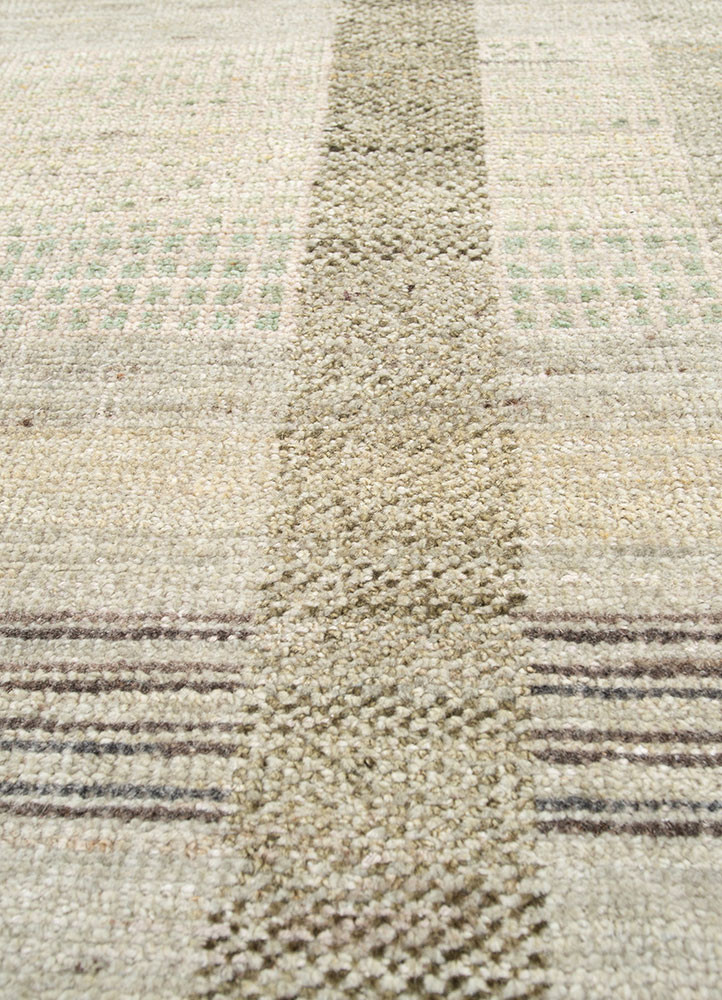blythe green afghan wool hand knotted Rug - CloseUp blythe green afghan wool hand knotted Rug - CloseUp