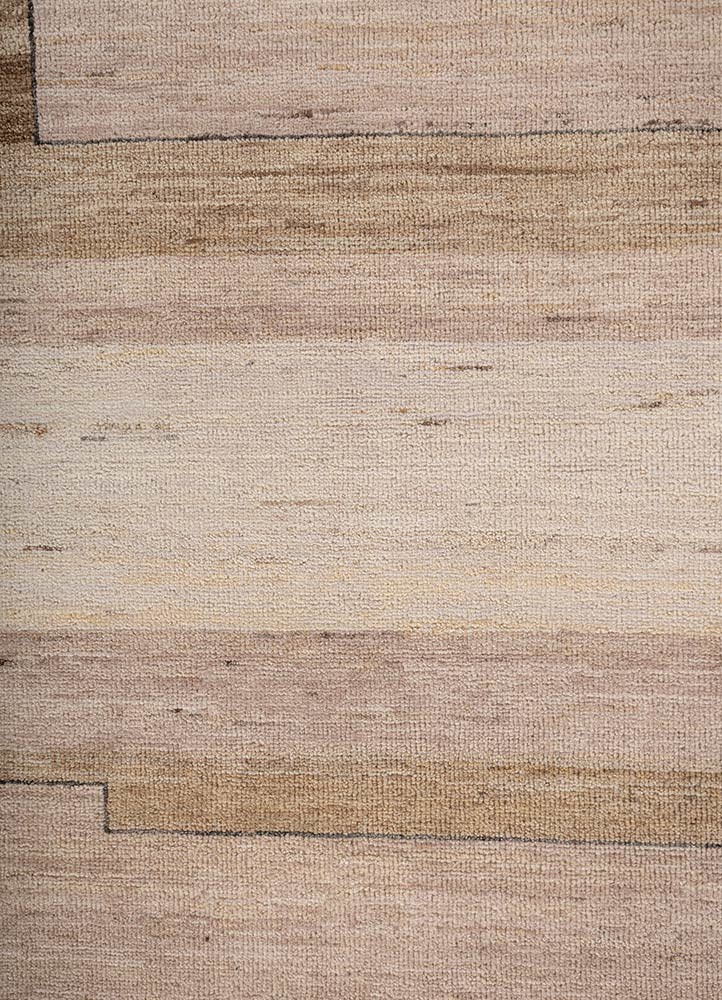 aprezo ivory wool hand knotted Rug - CloseUp aprezo ivory wool hand knotted Rug - CloseUp