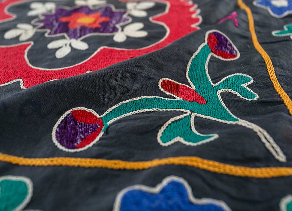jean blue cotton hand loom Home Textile - CloseUp jean blue cotton hand loom Home Textile - CloseUp