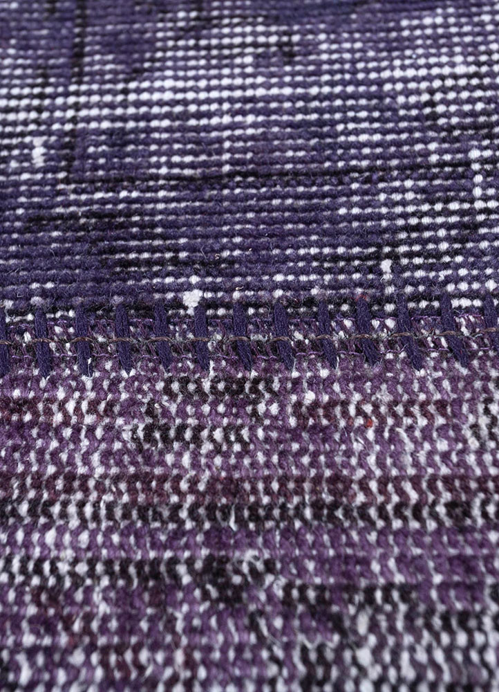 provenance pink and purple wool hand knotted Rug - CloseUp provenance pink and purple wool hand knotted Rug - CloseUp