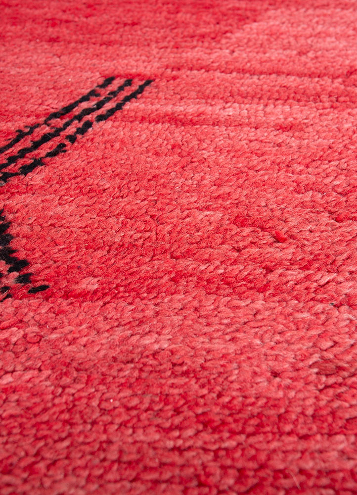 nuray pink and purple wool hand knotted Rug - CloseUp nuray pink and purple wool hand knotted Rug - CloseUp