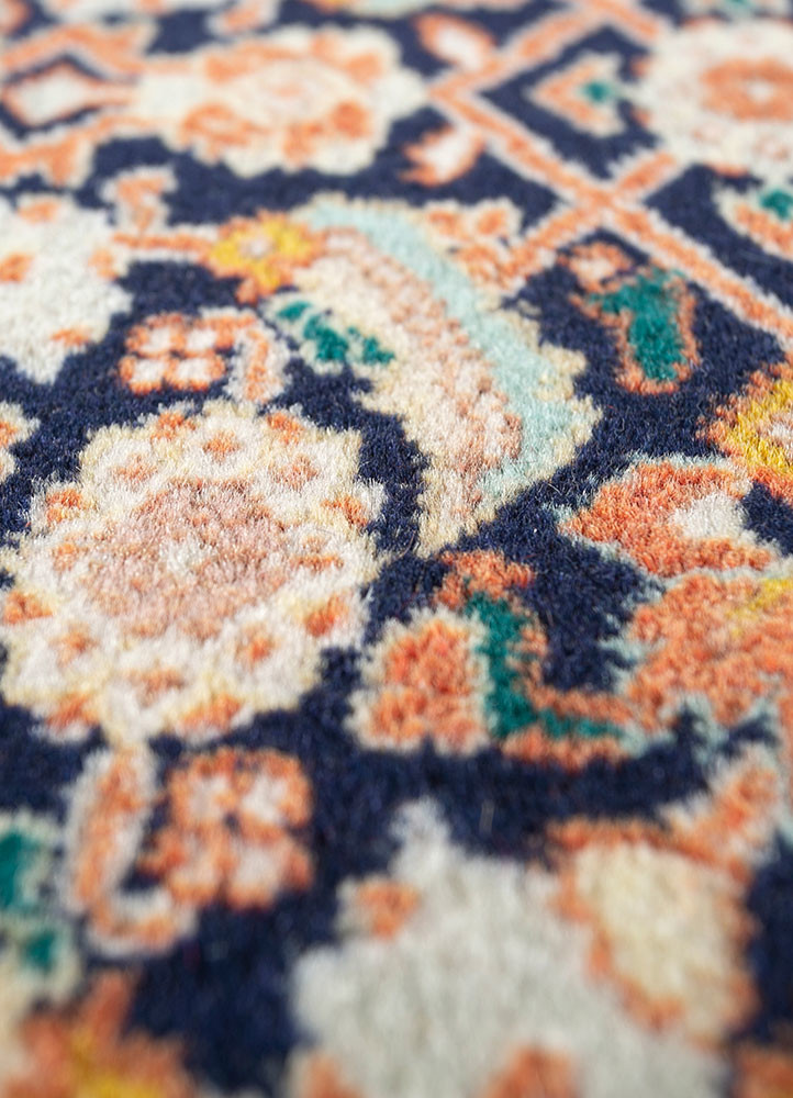 aalam multi wool hand knotted Rug - CloseUp aalam multi wool hand knotted Rug - CloseUp