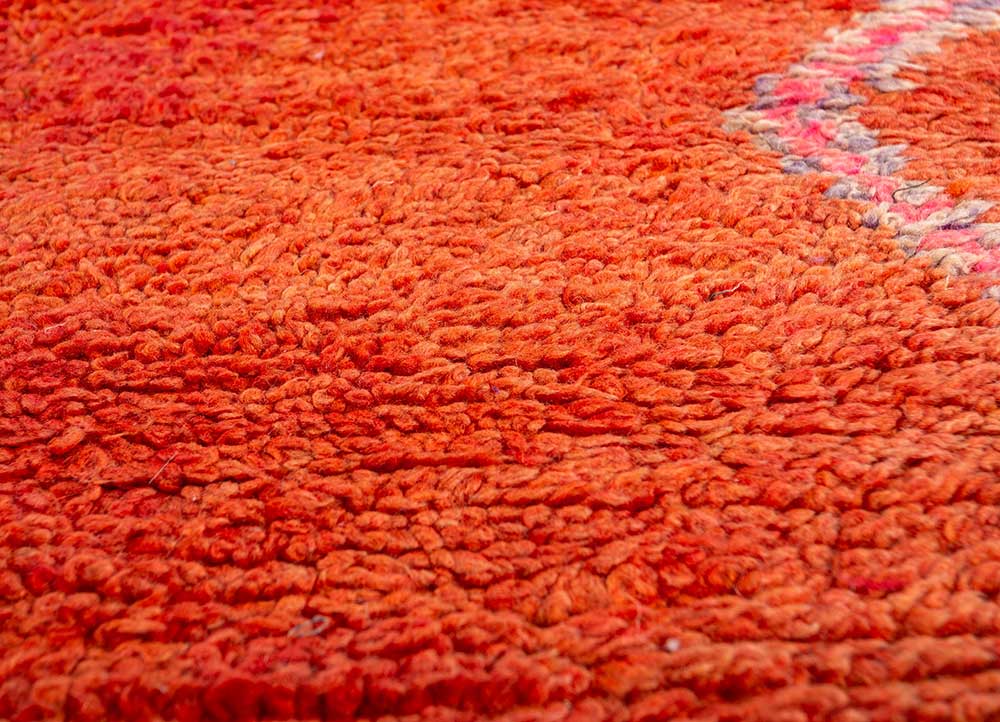 Nuray الاحمر و البرتقالي معقودة يدويا الصوفالبسط Pae4562 Jaipur Rugs UAE