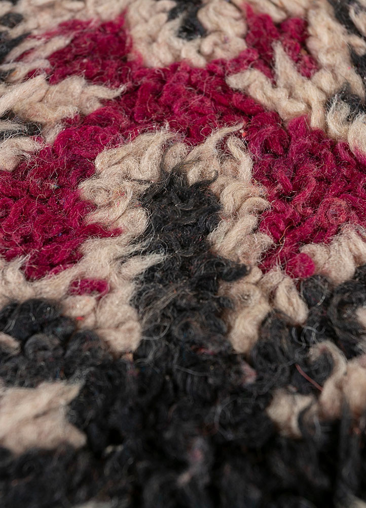 nuray red and orange wool hand knotted Rug - CloseUp nuray red and orange wool hand knotted Rug - CloseUp