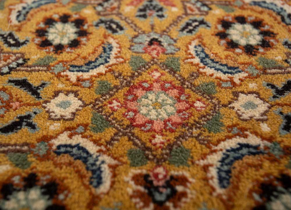 Amani Gold Hand Knotted Wool RugsPae4708Jaipur Rugs Australia