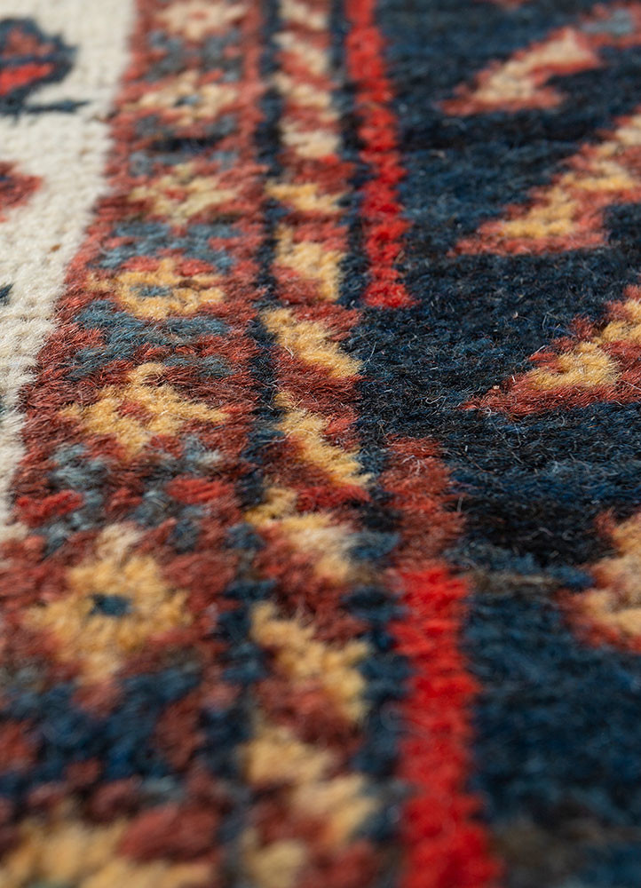nuray ivory wool hand knotted Rug - CloseUp nuray ivory wool hand knotted Rug - CloseUp