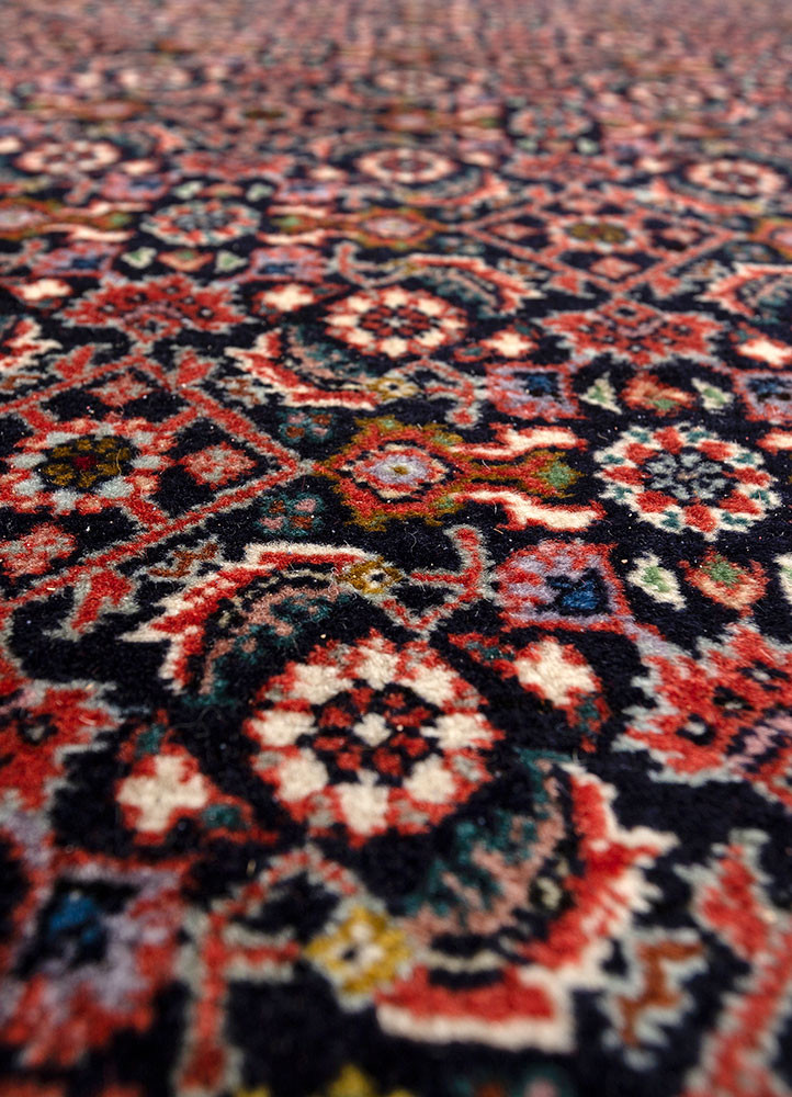 aalam pink and purple wool hand knotted Rug - CloseUp aalam pink and purple wool hand knotted Rug - CloseUp
