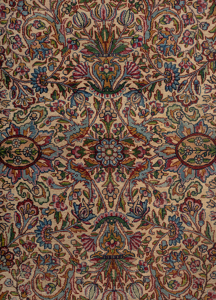 aalam pink and purple wool hand knotted Rug - CloseUp aalam pink and purple wool hand knotted Rug - CloseUp