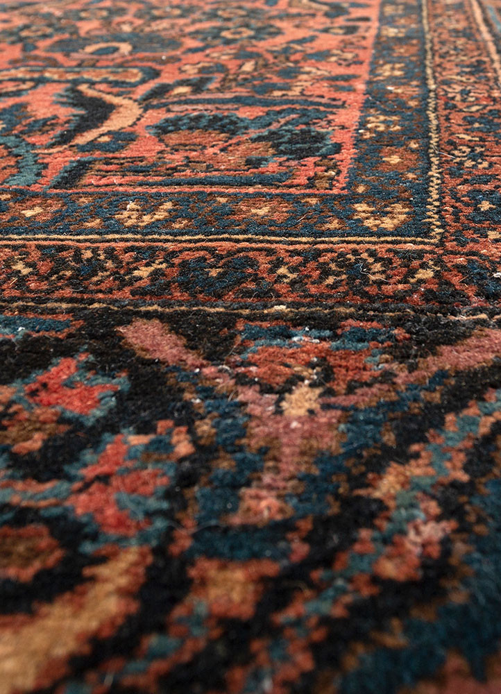 aalam grey and black wool hand knotted Rug - CloseUp aalam grey and black wool hand knotted Rug - CloseUp
