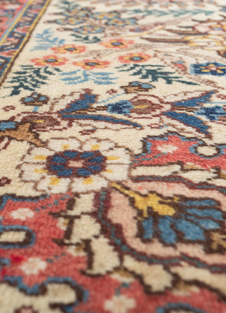 aalam blue wool hand knotted Rug - CloseUp aalam blue wool hand knotted Rug - CloseUp