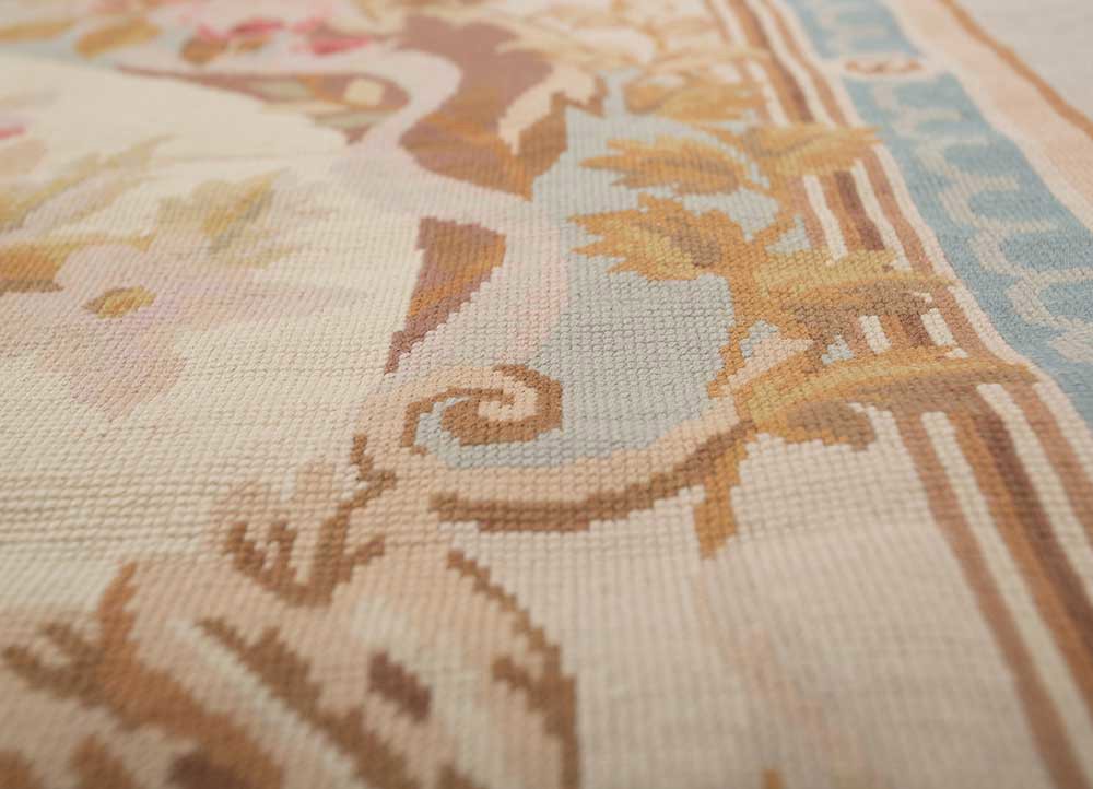 nayaab green wool flat weaves WALL ART & TAPESTRY - CloseUp