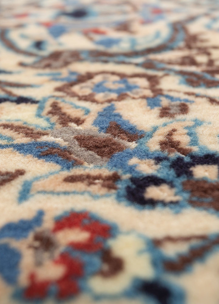 aalam red and orange wool and silk hand knotted Rug - CloseUp aalam red and orange wool and silk hand knotted Rug - CloseUp