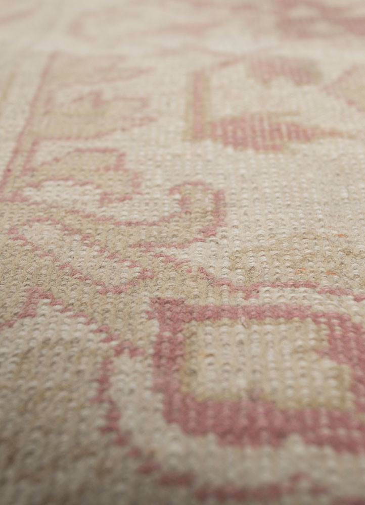 aalam green wool hand knotted Rug - CloseUp aalam green wool hand knotted Rug - CloseUp