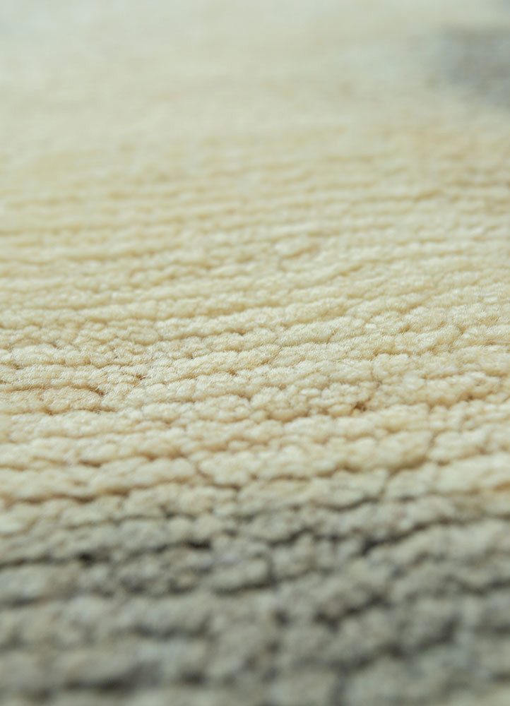 aalam gold wool hand knotted Rug - CloseUp aalam gold wool hand knotted Rug - CloseUp