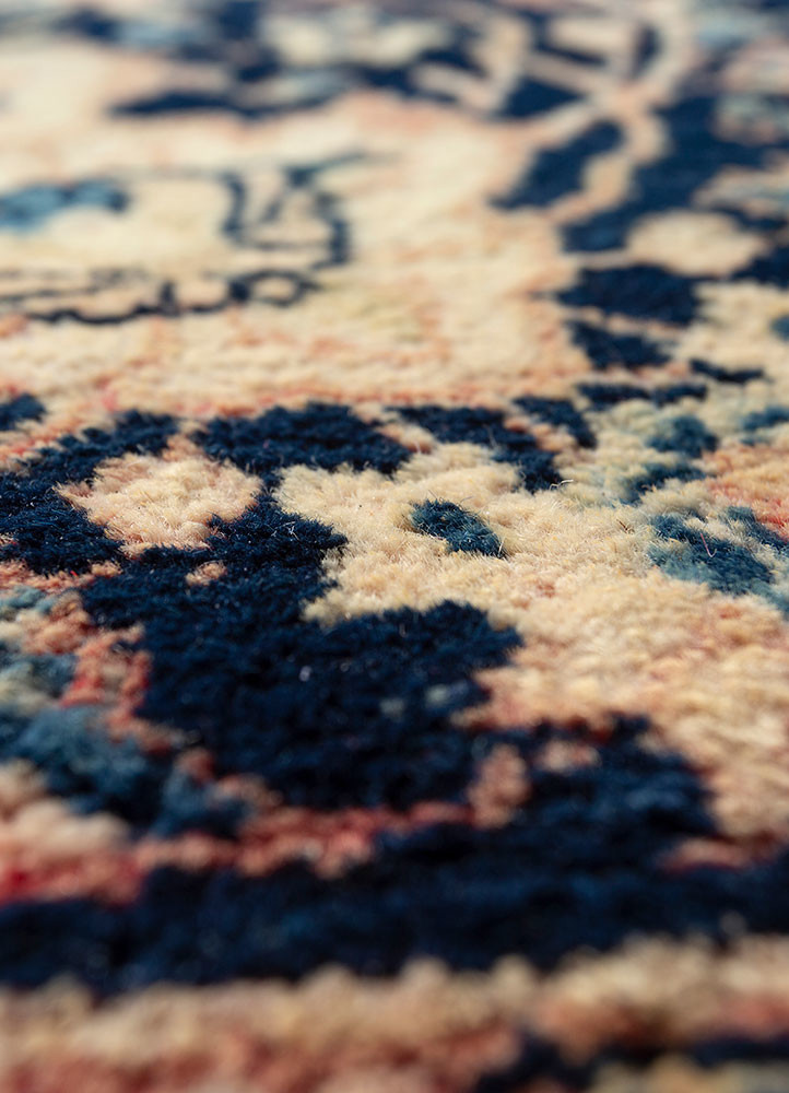 aalam gold wool hand knotted Rug - CloseUp aalam gold wool hand knotted Rug - CloseUp
