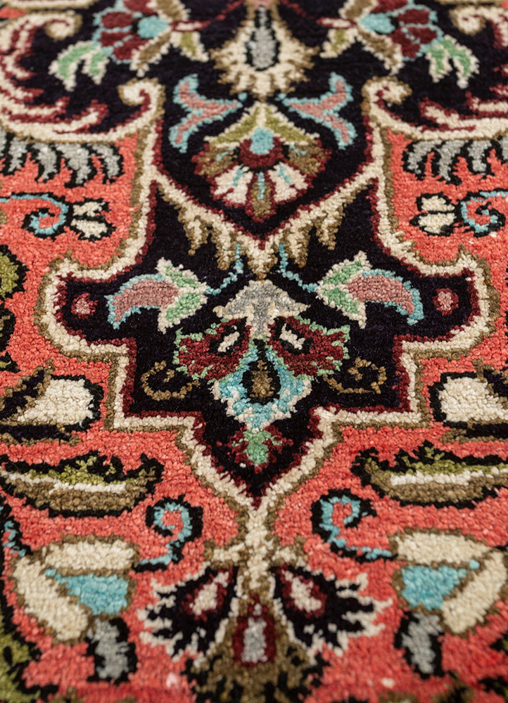 gulmarg pink and purple silk hand knotted Rug - CloseUp gulmarg pink and purple silk hand knotted Rug - CloseUp